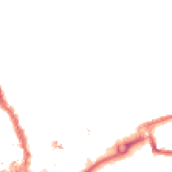 Night-time road noise heatmap for IG1 4JE