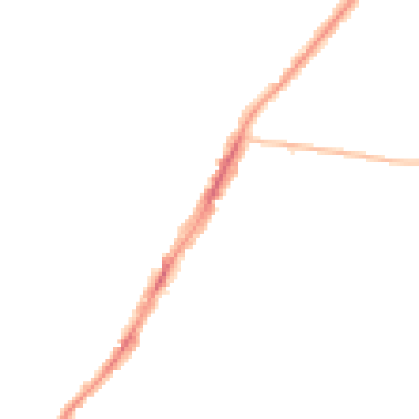Night-time road noise heatmap for IG10 1AD