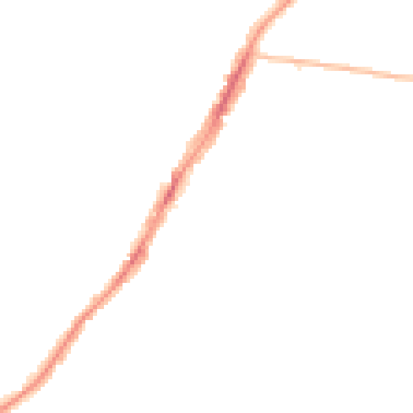 Night-time road noise heatmap for IG10 1BA