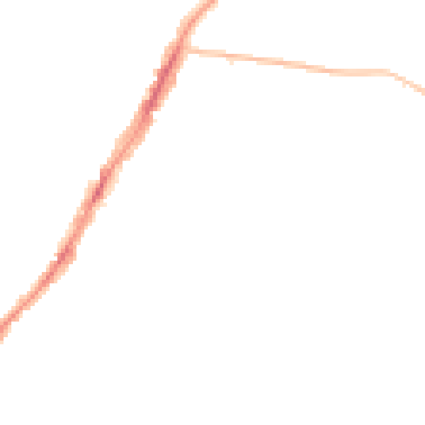 Night-time road noise heatmap for IG10 1BX