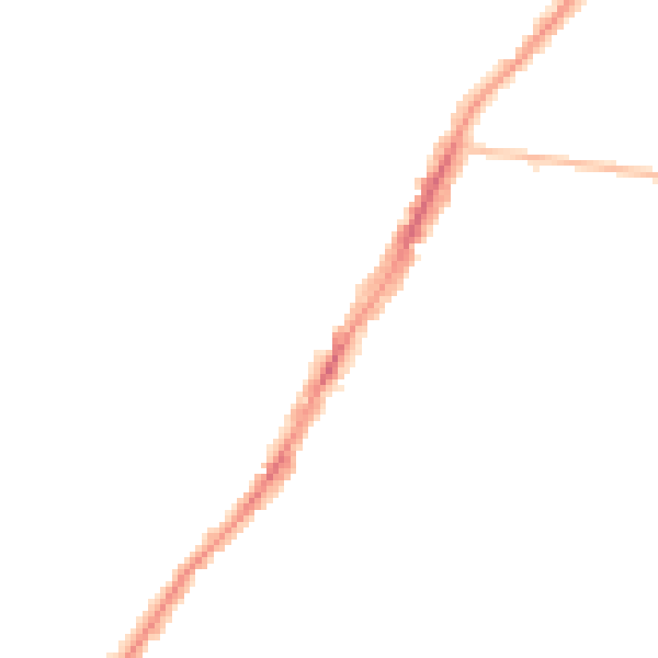 Night-time road noise heatmap for IG10 1DR