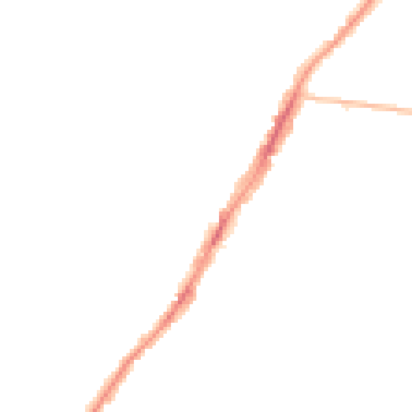 Night-time road noise heatmap for IG10 1DX