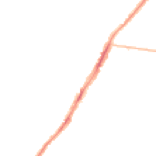 Night-time road noise heatmap for IG10 1EB