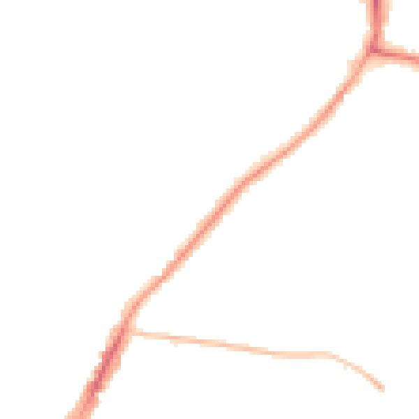 Night-time road noise heatmap for IG10 1LB