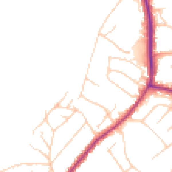 Daytime road noise heatmap for IG10 1SA