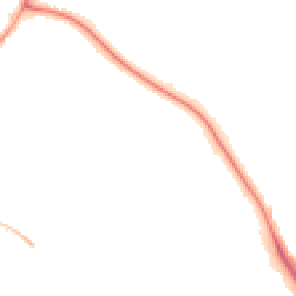 Night-time road noise heatmap for IG10 1TX
