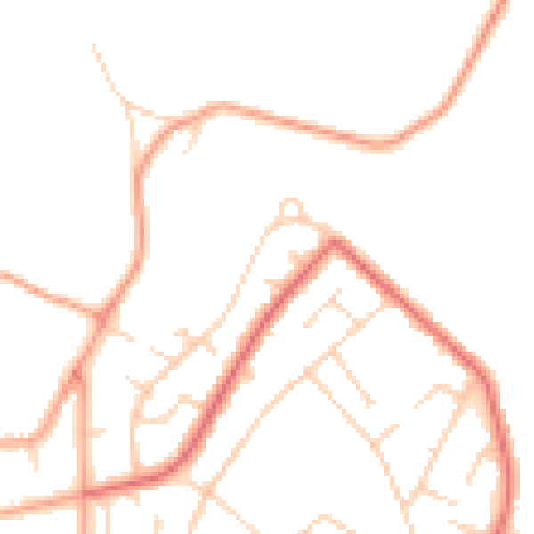 Daytime road noise heatmap for IG10 2LN