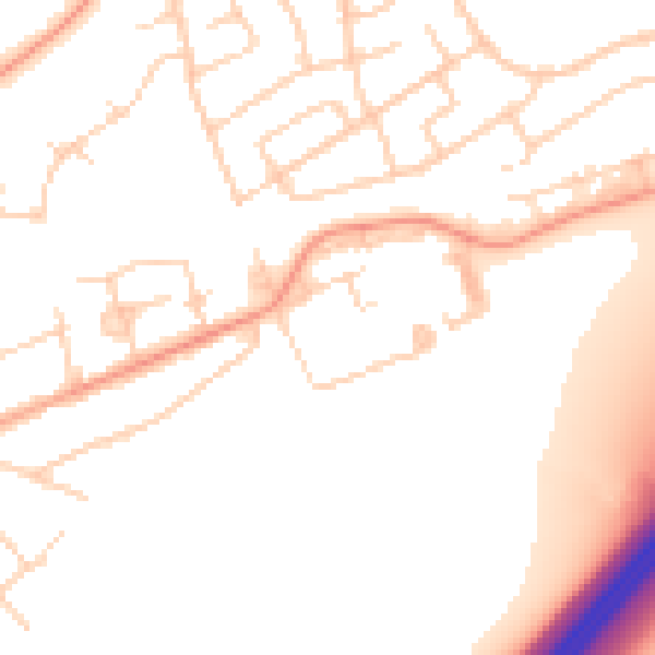 Daytime road noise heatmap for IG10 3LS