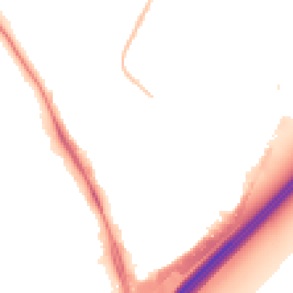 Night-time road noise heatmap for IG10 3TA