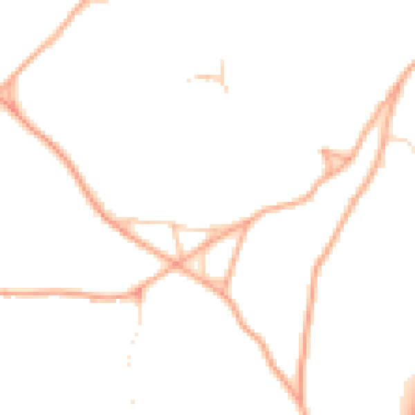 Daytime road noise heatmap for IG10 4AD