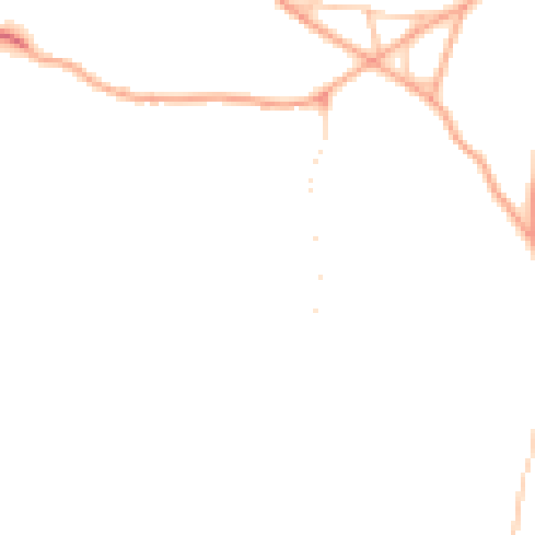 Daytime road noise heatmap for IG10 4AJ