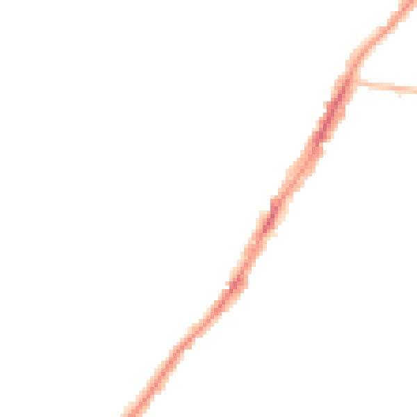 Night-time road noise heatmap for IG10 4BL