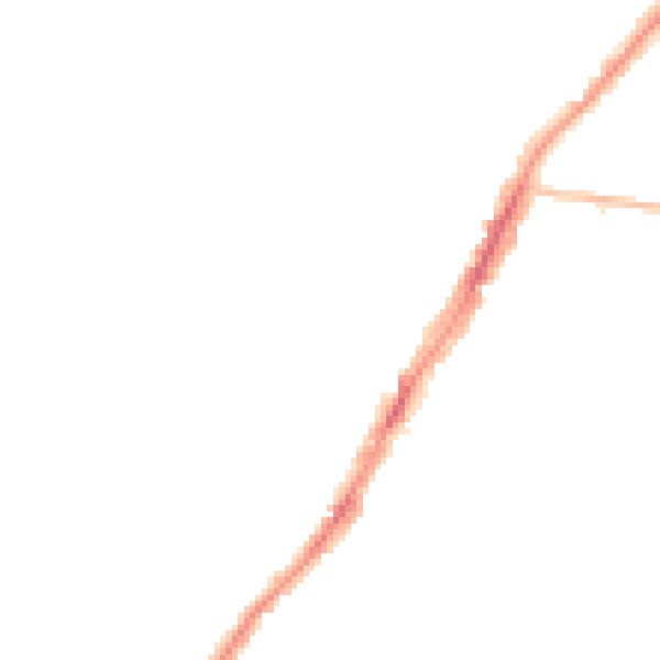 Night-time road noise heatmap for IG10 4BT