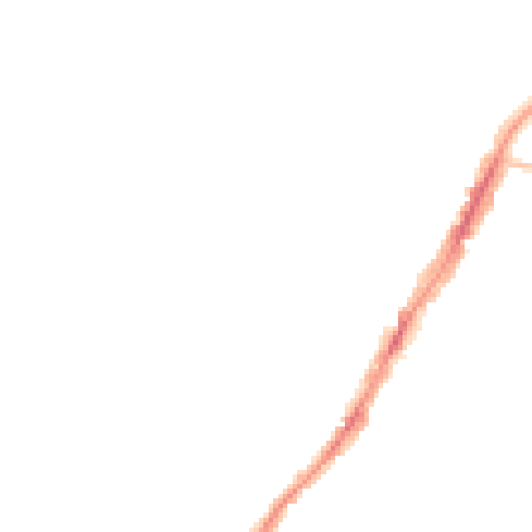 Night-time road noise heatmap for IG10 4DX