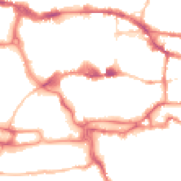 Night-time road noise heatmap for IP1 1AG