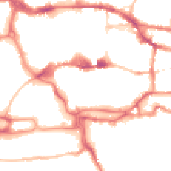 Night-time road noise heatmap for IP1 1EN