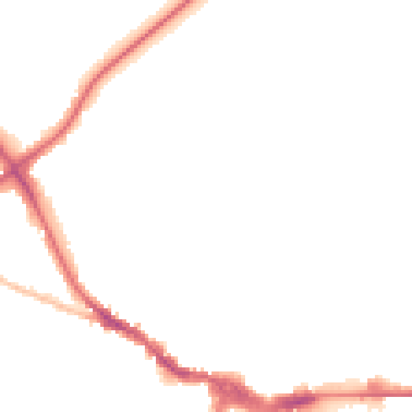 Night-time road noise heatmap for IP1 3QX