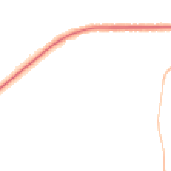 Night-time road noise heatmap for IP1 3RT