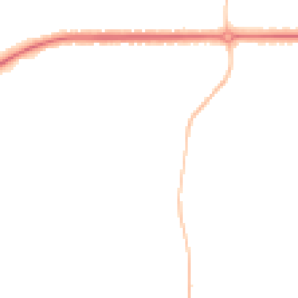 Night-time road noise heatmap for IP1 3SU