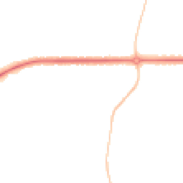 Night-time road noise heatmap for IP1 3TA