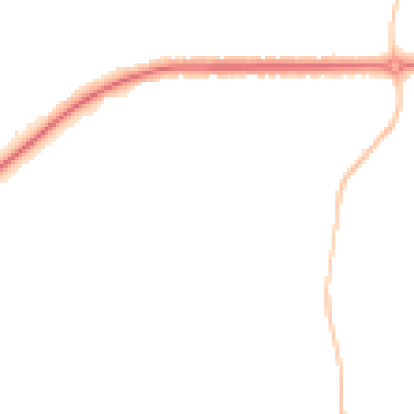 Night-time road noise heatmap for IP1 3TU