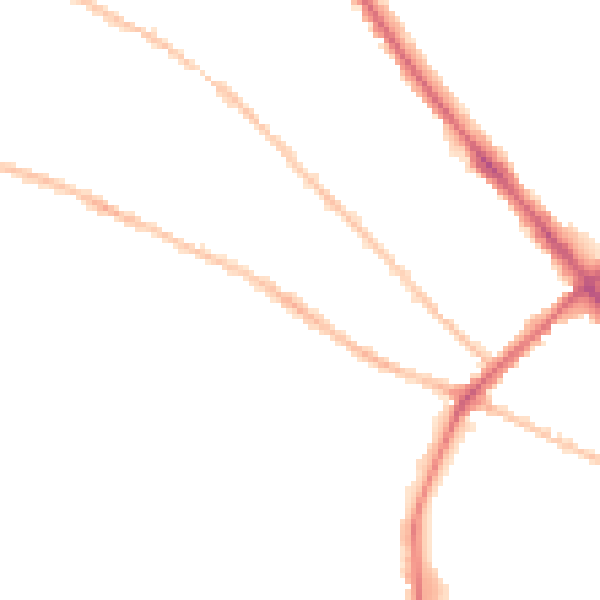 Night-time road noise heatmap for IP1 4AS