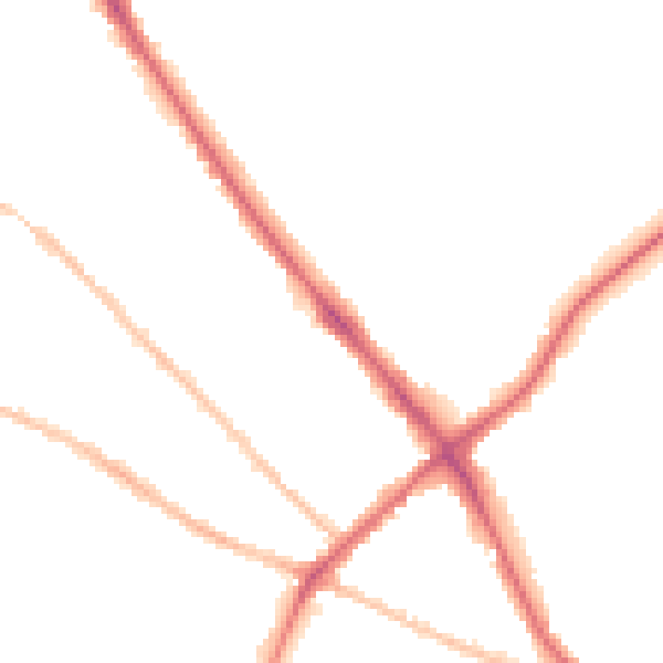 Night-time road noise heatmap for IP1 4BP