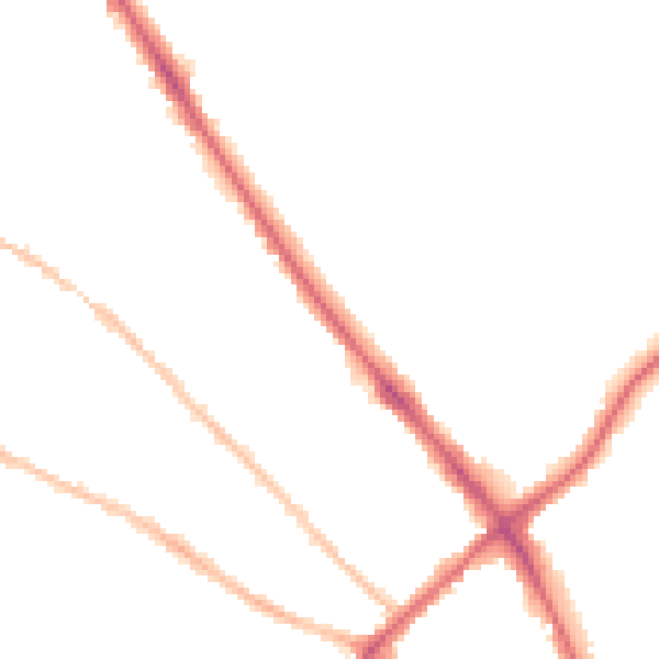 Night-time road noise heatmap for IP1 4BW