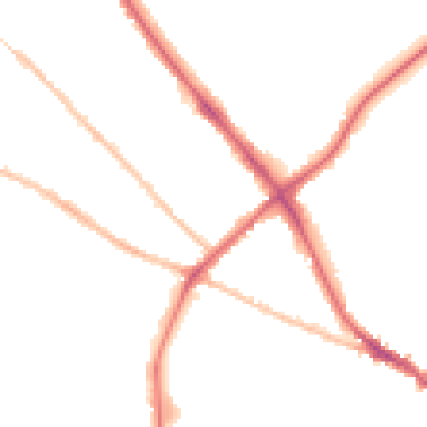 Night-time road noise heatmap for IP1 4EA