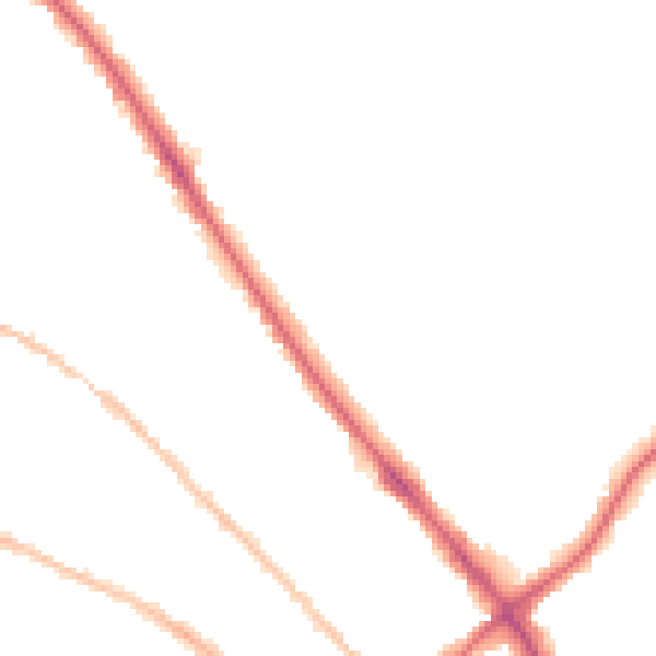 Night-time road noise heatmap for IP1 4HG