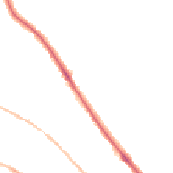 Night-time road noise heatmap for IP1 4JD