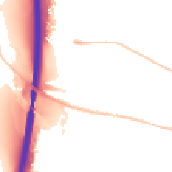 Night-time road noise heatmap for IP1 5HZ