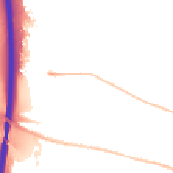 Night-time road noise heatmap for IP1 5JE
