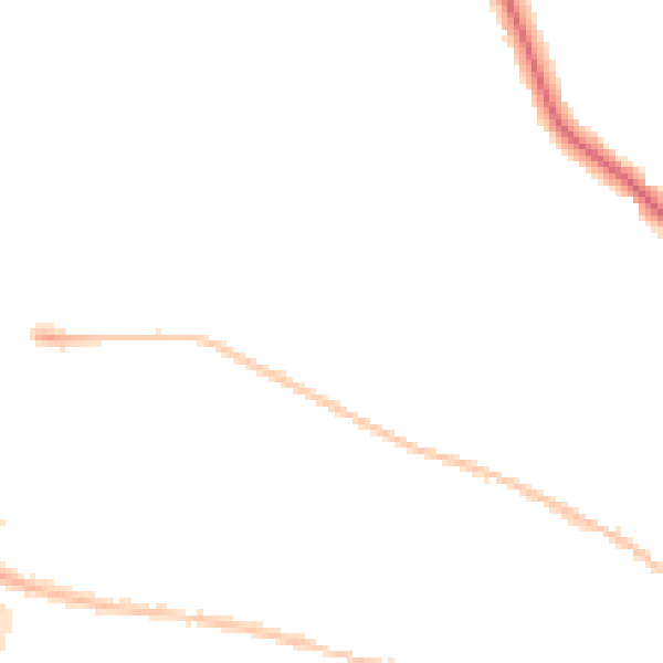 Night-time road noise heatmap for IP1 5JW