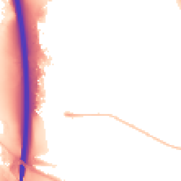 Night-time road noise heatmap for IP1 5LQ