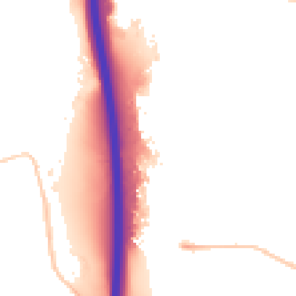 Night-time road noise heatmap for IP1 5PJ