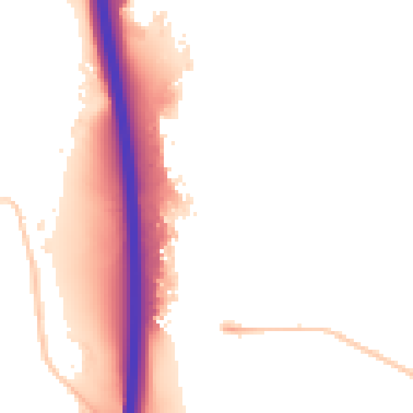 Night-time road noise heatmap for IP1 5PQ