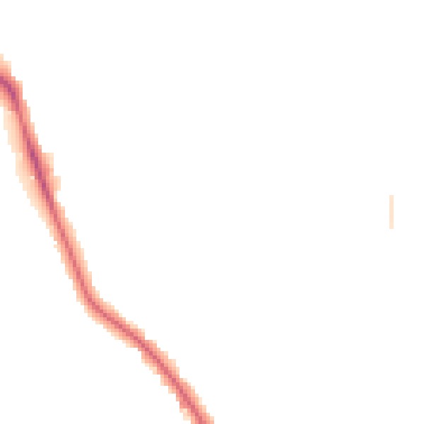 Night-time road noise heatmap for IP1 6BH