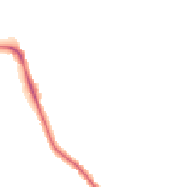 Night-time road noise heatmap for IP1 6BJ
