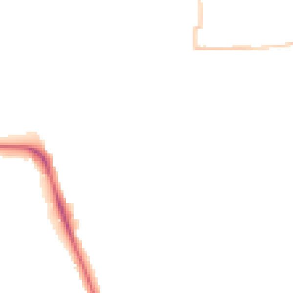Night-time road noise heatmap for IP1 6ER
