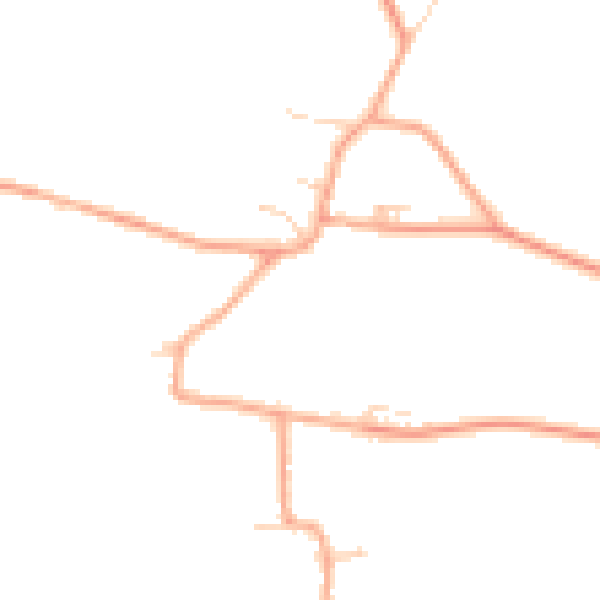 Daytime road noise heatmap for IP28 2AA