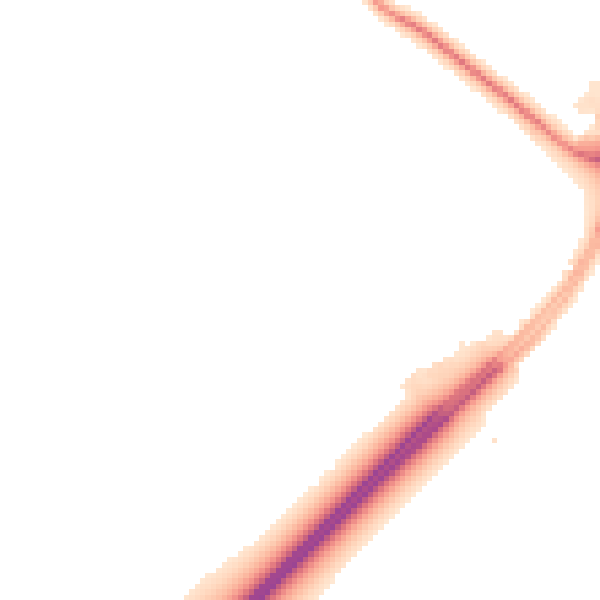 Night-time road noise heatmap for IP28 6AA