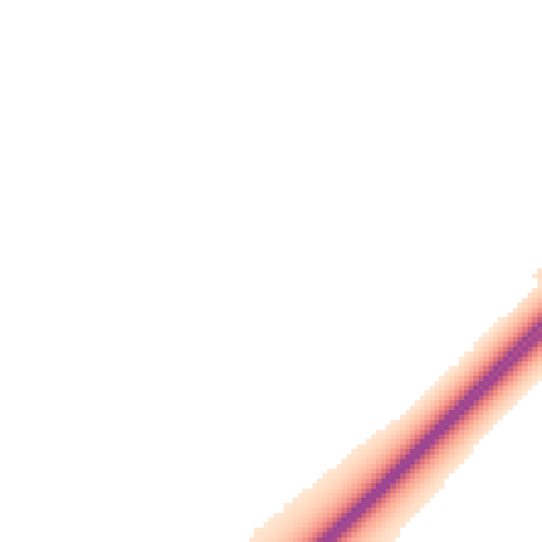 Night-time road noise heatmap for IP28 6AN