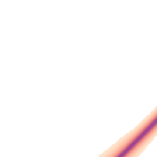 Night-time road noise heatmap for IP28 6AP
