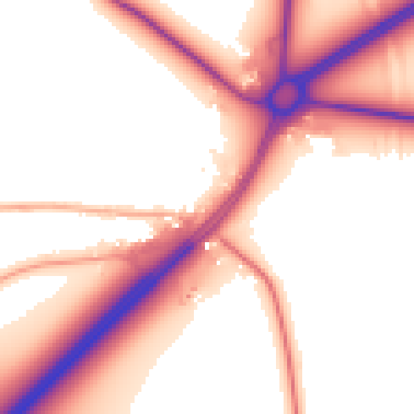 Daytime road noise heatmap for IP28 6AS
