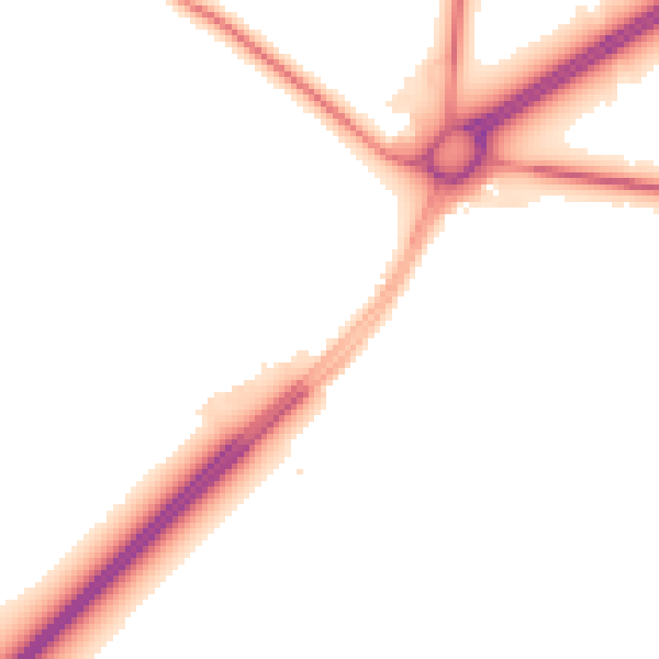 Night-time road noise heatmap for IP28 6AS