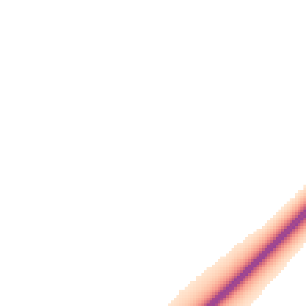 Night-time road noise heatmap for IP28 6AU