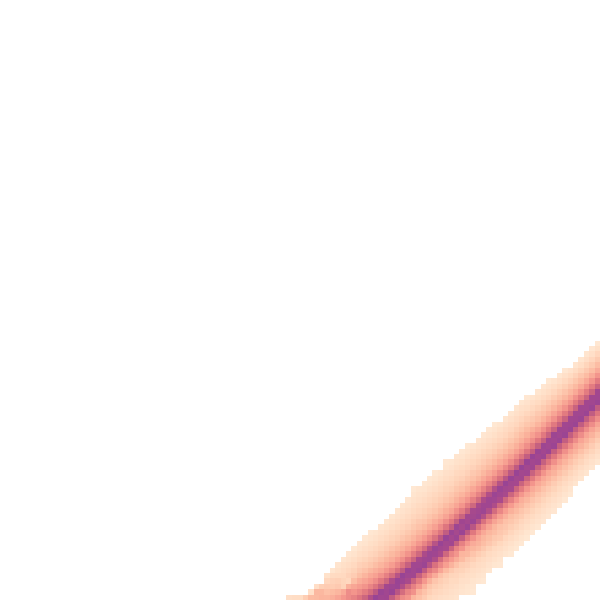 Night-time road noise heatmap for IP28 6BH