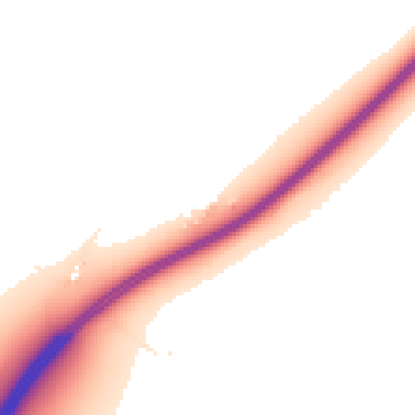 Night-time road noise heatmap for IP28 6BL
