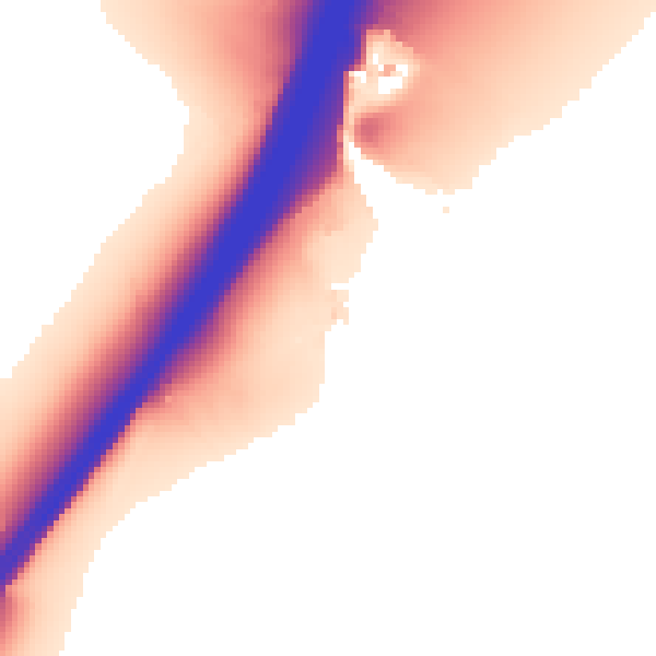 Daytime road noise heatmap for IP28 6BN